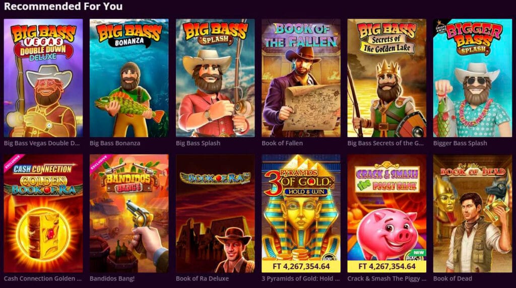 recommended games malina casino